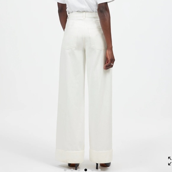 Madewell Superwide-Leg Jeans True White size 26 NWT preppy summer - Picture 3 of 9